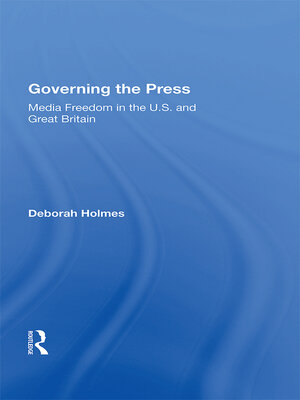cover image of Governing the Press